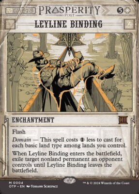 1x Leyline Binding - NM - Breaking News - SPARROW MAGIC