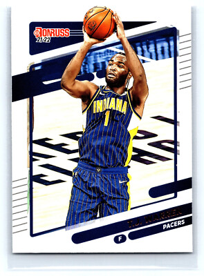 2021-22 Panini Donruss Basketball 116 T.J. Warren - Indiana Pacers