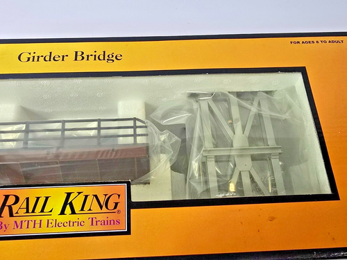 Vintage Rail King MTH O Scale Girder Bridge Elevated Subway Trestle Bridge NOS - 第 5/8 張圖片