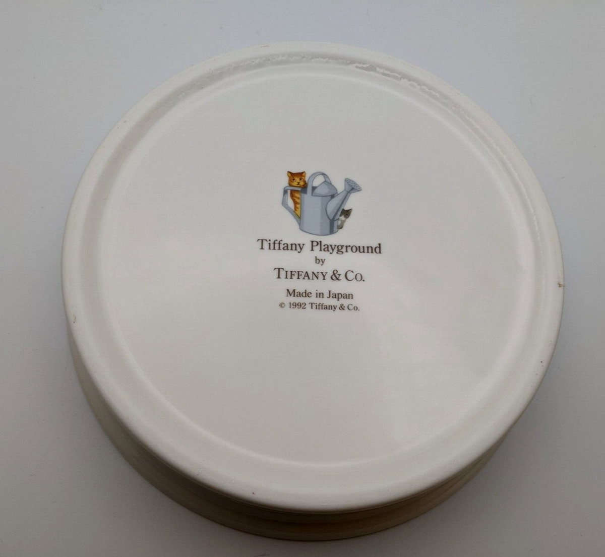 Tiffany & Co 1992 Japan Tiffany Playground Child Dinner Set