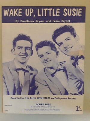 The King Brothers - Wake Up, Little Susie - Noten