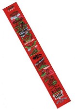 OA Legend Strip Red Felt Background Plastic Back Order of the Arrow Sash 18"