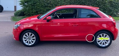 Genuine NEW Audi A1 (8X) Passenger Left Rear Anti Chip Tape Foil Sticker