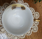 SWAN LAKE SUNSET - NUMBERED! NORCREST TEACUP Bone China Hand Painted ANTIQUE VTG — photo 4