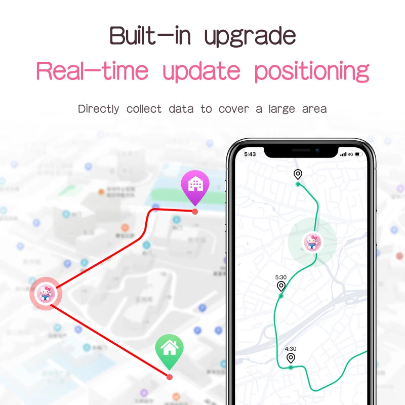 Unlocked HelloKitty Cute Girl Gift Mini Mobile Cell Phones Flip Cartoon Dual Sim - Image 3 of 4