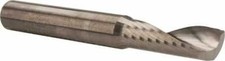 Accupro 3/8" Diam, 1-1/8" LOC, 1 Flute Solid Carbide Upcut Spiral Router Bit ...