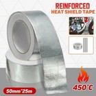 NEU 25M Auspuffrohr Hitzeschutz Tape Band Hitzeschutztape Hitzeschild Klebeband