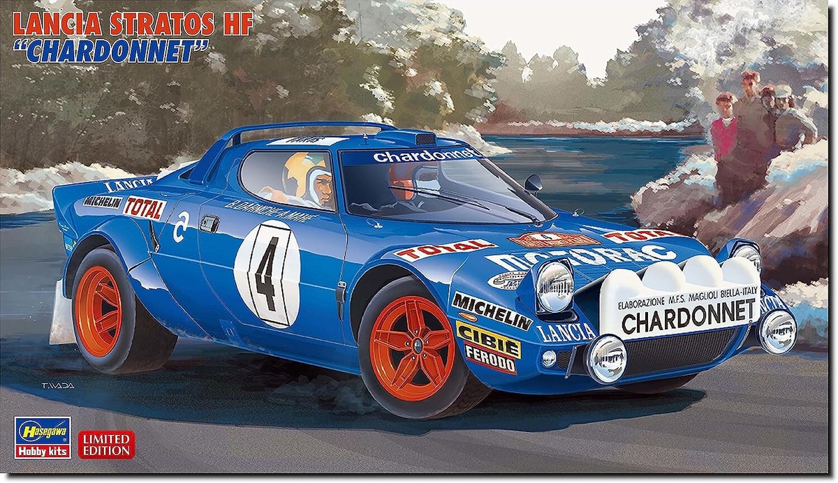 Hasegawa 1/24 LANCIA STRATOS HF CHARDONNET Model Kit 20653 w 