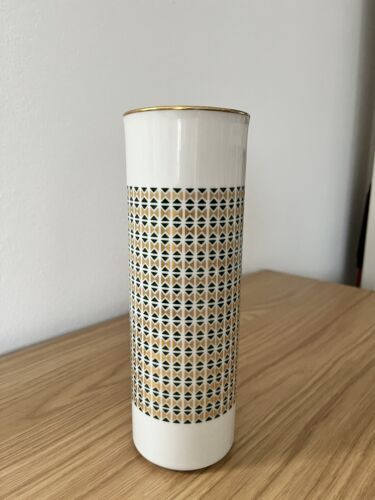 Vintage Vase von Arzberg, Midcentury, 1970er, 24,5 cm hoch, Goldrand - Bild 1 von 4