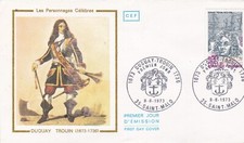 FRANCE 1973 FDC DUGAY TROUIN YT 1748