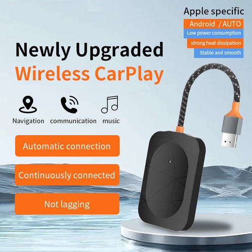 Wireless CarPlay Adapter For Apple For GMC Sierra 1500 2500 HD 3500 2016-2024 - Picture 4 of 17