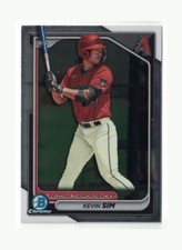2024 Bowman - Chrome Prospects #BCP-34 Kevin Sim ROOKIE RC