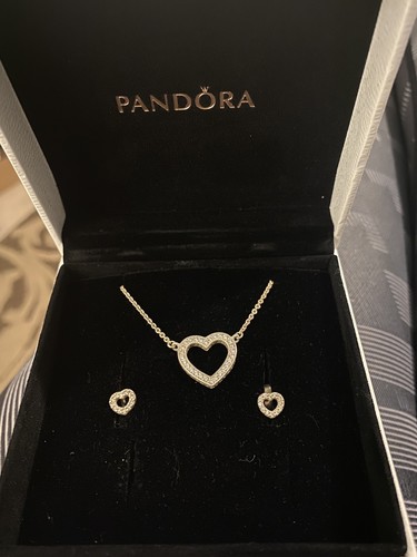 pandora open heart sterling silver 