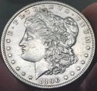 1896-O Morgan Dollar AU+