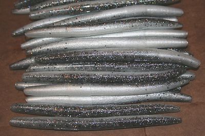 5'' Stick Senko Style Magic Shad 50 count bag Bulk Bass Plastic Worms