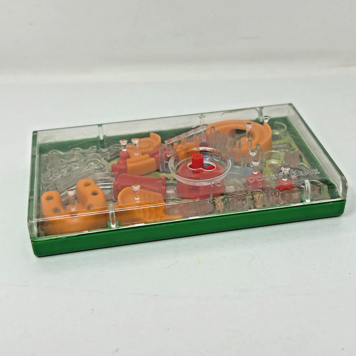 1978TOMY Pocket Games Obstacle Course maze puzzle mini snafu