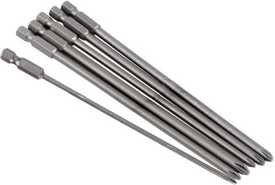 6Pcs 1/4 Hex Shank Magnetic Cross Phillips Screw Head Screwdriver Bits Set Power