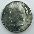 1924 S PEACE DOLLAR! RARE! MS+++! ASTONISHING FIND! UNBELIEVABLE! WOW! NR #P2284