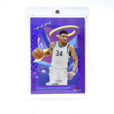 2024-25 Topps Finest Rare Giannis Antetokounmpo, Giannis Antetokounmpo #250 /75