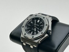 Audemars Piguet Royal Oak Men's Black Watch - 15710ST.OO.A002CA.01. Full set. 4