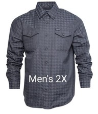 Dixxon Flannel Co. "Fist 3.0" Men's Size 2X LIMITED EDITION Houndstooth RARE