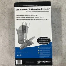 Genuine San Jamar SI5000 6-10oz Saf-T-Scoop & Guardian for Ice TransBLU