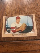 Curt Simmons 1955 Bowman Baseball Card