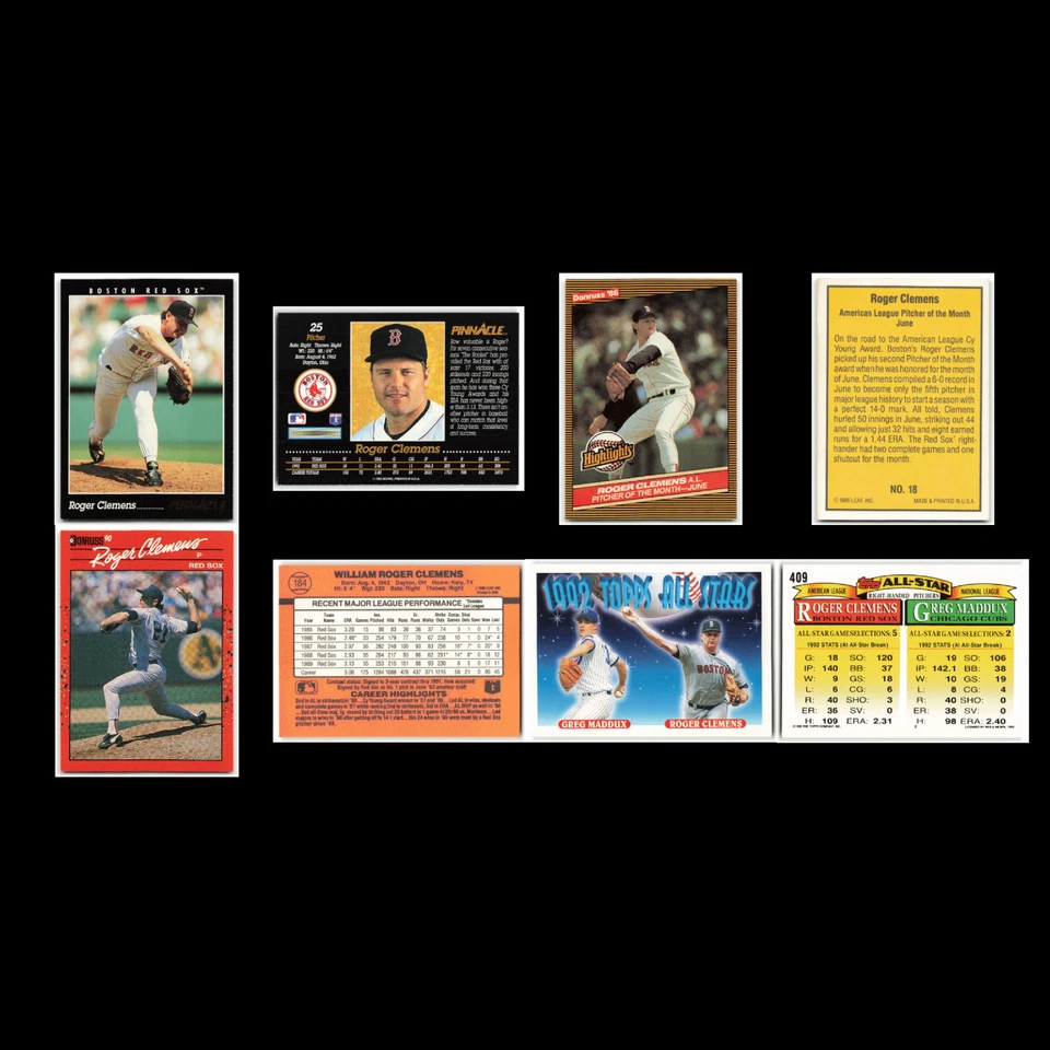 Roger Clemens Lot 33 Baseball Cards 1999 Toronto Blue Jays Set Collection MLB NM - Image 4 of 4