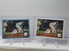 2011 topps update brandon crawford #US234 2 Card Lot: Base & Blue Border