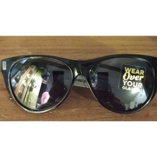 Solar Shield Polarized Fit Over Sunglasses Blk Smk Rut, NWT