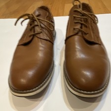 Bruno Marc Men's Brown Derby Dress Shoes Lace-Up Round Toe US 10.5 EU 44