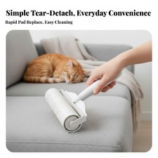 6 Rolls Paper cylinder Multi-Surface Use fuzz Remover Refill Economy Bundle