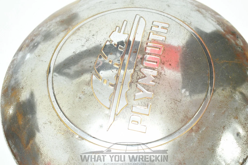 GENUINO TAPACUBOS PLYMOUTH - LOGOTIPO DEL ENVÍO - 1940-1948 - ESPECIAL DELUXE P14 P11 P15 Foto 4 de 4