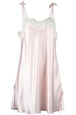 OSCAR DE LA RENTA LACE AND SATIN MINI DRESS LARGE