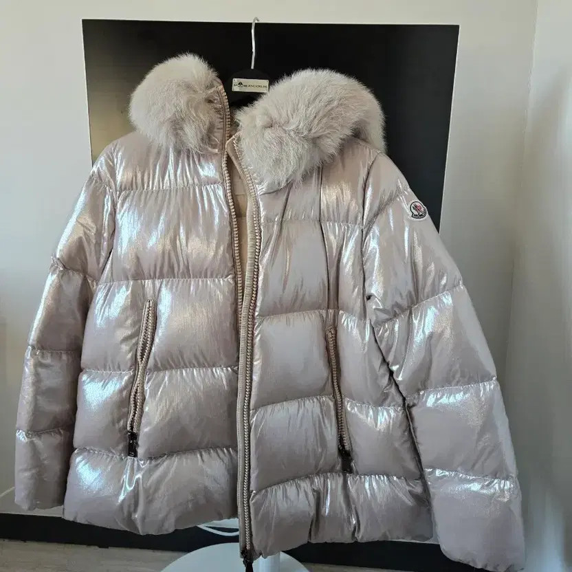 Moncler Serifer Fox Fur Padded Jacket - Lightly Used, Pink thumbnail 3