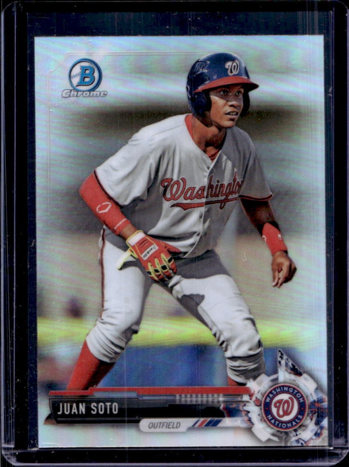 2017 Bowman Draft Juan Soto Chrome Refractor #BDC-162 Nationals