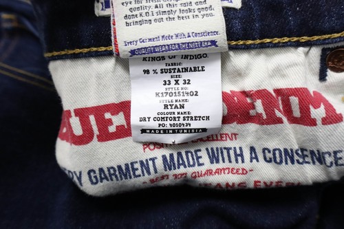 KINGS OF INDIGO Ryan-Mid Rise Straight Jeans Men's W33/L32 Stretch Button Fly - Picture 7 of 10