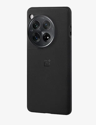 OnePlus 12 Original Sandstone Bumper Case Schwarz Hülle Schutzhülle