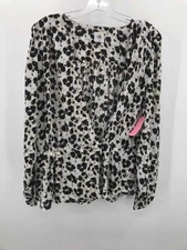 Pre-Owned Cabi Black Size Medium Long Sleeve Blouse