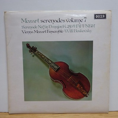 SXL 6614 MOZART Serenades Vol 7 BOSKOVSKY VIENNA ENSEMBLE DECCA STEREO LP EX+