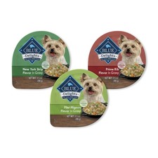 Blue Buffalo Delights Natural Adult Small Breed Wet Dog Food Cups, in Gravy, Pri