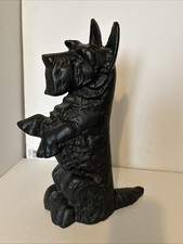 DOOR STOP CAST IRON SCOTTIE DOG DOOR STOP approx height 14 inches