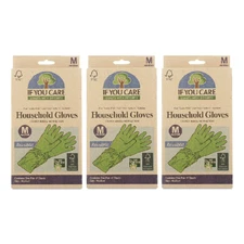 If You Care, Fair Trade FSC Household Gloves Medium 1 pair ( pack of 3 )