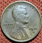 New Listing1915 S Linclon Wheat Cent Copper 1C Coin VF