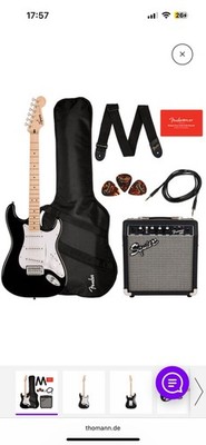 Squier Sonic Squier LTD Sonic S Stratocaster Pack  (1 Guitar Pick)