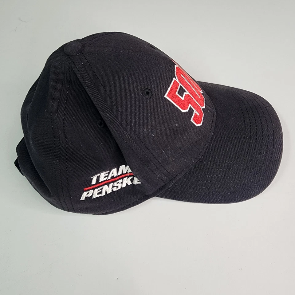 Gorra de carreras Otto Team Penske 500 negra ajustable NASCAR Indy 500 de colección Foto 3 de 4