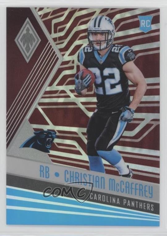 2017 Panini Phoenix Rookies Red /299 Christian McCaffrey #111 0d6s