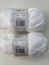 Lot De 10 Pelotes De Fil Phildar RECIF – Couleur Turquoise, Neuves, Coton/acrylique