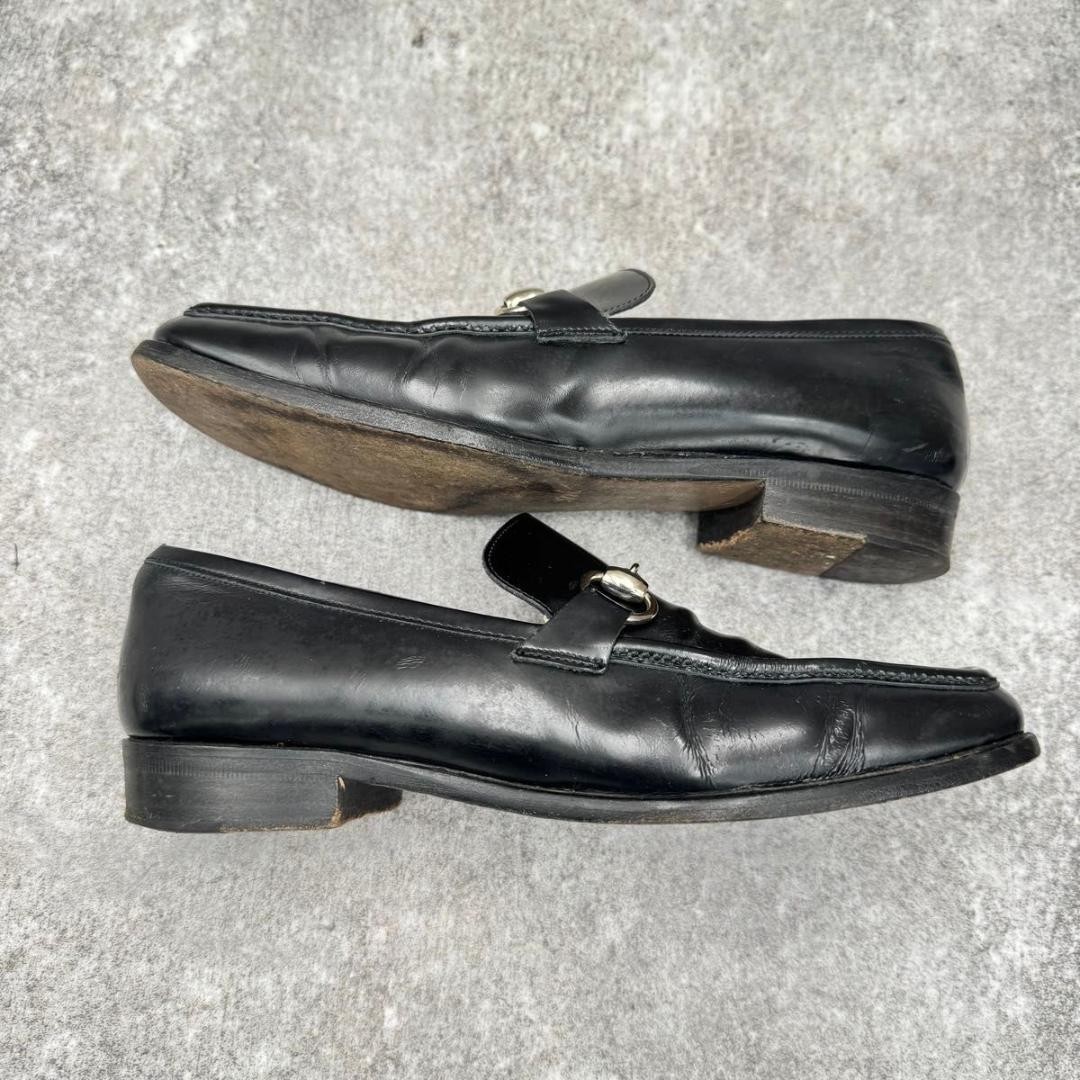 GUCCI Women's Loafers Horsebit Leather Black EU37.5/US7.5 120235c thumbnail 20