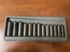 Blue-Point®  213TSFSYA  13 pc 3/8" Drive SAE/Metric Deep Twist Impact Socket Set
